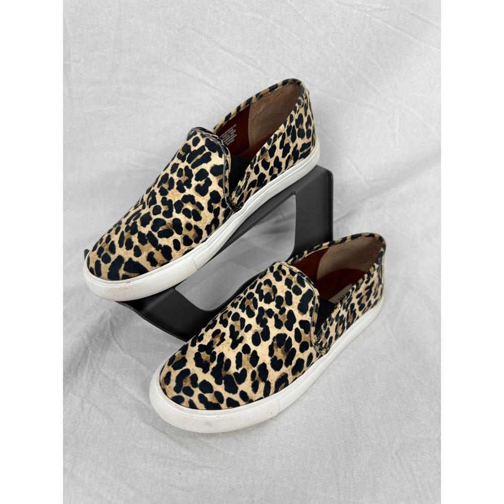 Steve Madden Safary‎ Leopard Print Slip On Sneakers Shoes Size 9M - Picture 10 of 13